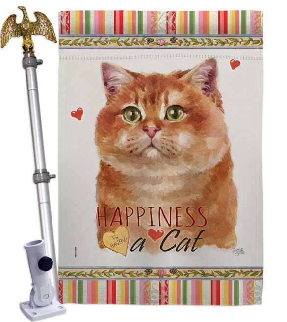 Gold Scottish Happiness - Pets Nature Vertical Impressions Decorative Flags HG110191 Made In USA - Image 9