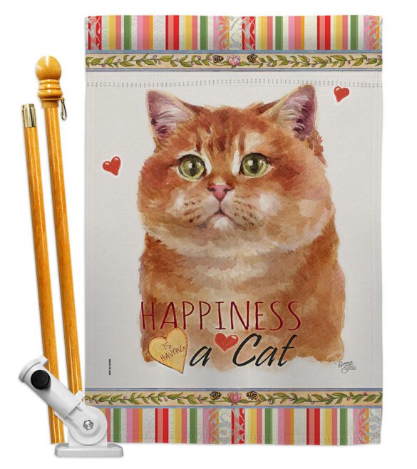 Gold Scottish Happiness - Pets Nature Vertical Impressions Decorative Flags HG110191 Made In USA - Image 5