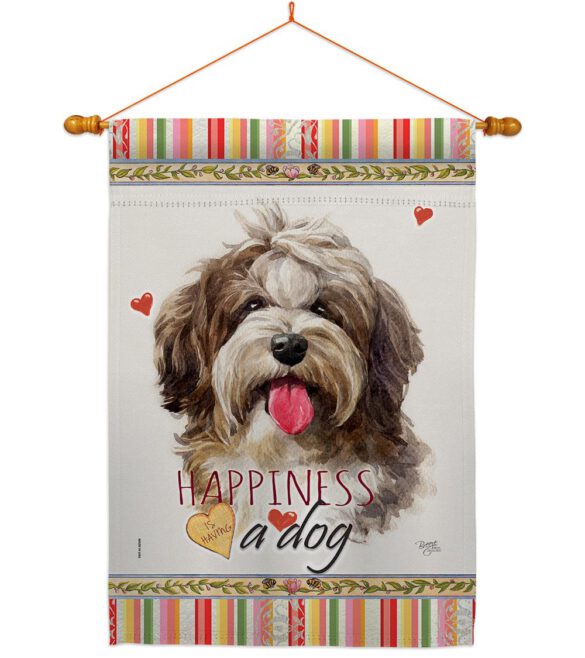 Havanese Cuban Happiness - Pets Nature Vertical Impressions Decorative Flags HG110239 Made In USA - Image 10