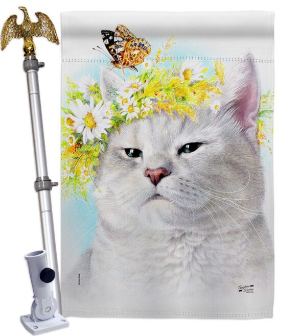 Garden Kitty - Pets Nature Vertical Impressions Decorative Flags HG137546 Made In USA - Image 9