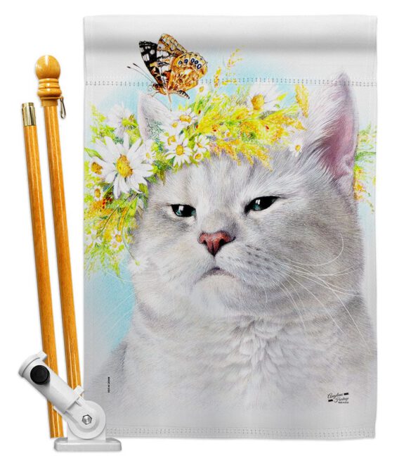 Garden Kitty - Pets Nature Vertical Impressions Decorative Flags HG137546 Made In USA - Image 5