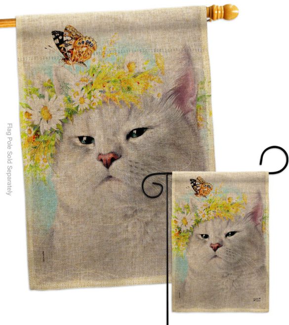 Garden Kitty - Pets Nature Vertical Impressions Decorative Flags HG137546 Made In USA - Image 13