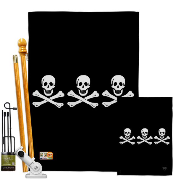 Christopher Condent's - Pirate Coastal Vertical Impressions Decorative Flags HG107033 Made In USA - Image 6
