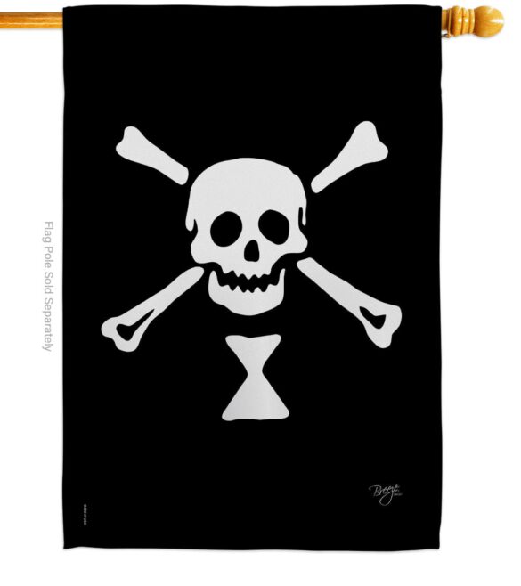 Emanuel Wynne - Pirate Coastal Vertical Impressions Decorative Flags HG107039 Made In USA - Image 2