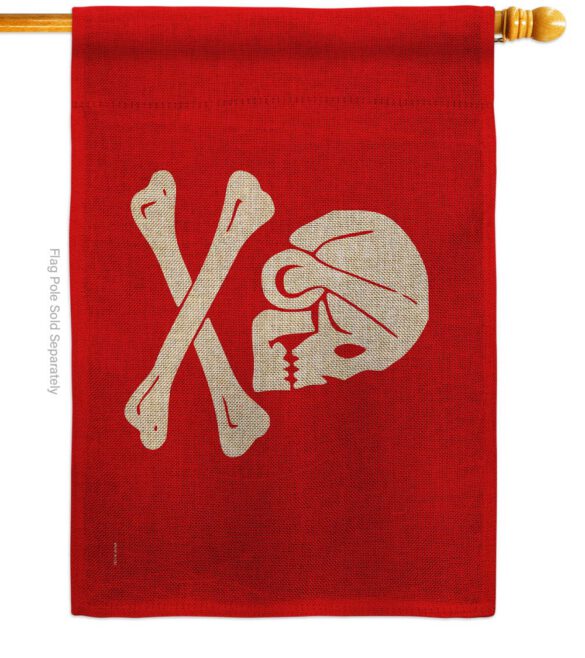 Henry Every Red - Pirate Coastal Impressions Decorative Flags HG141093 Made In USA - Image 19