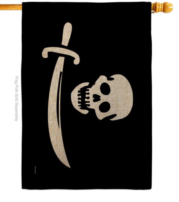 Early Bartholomew Roberts - Pirate Coastal Impressions Decorative Flags HG141193 Made In USA - Image 19