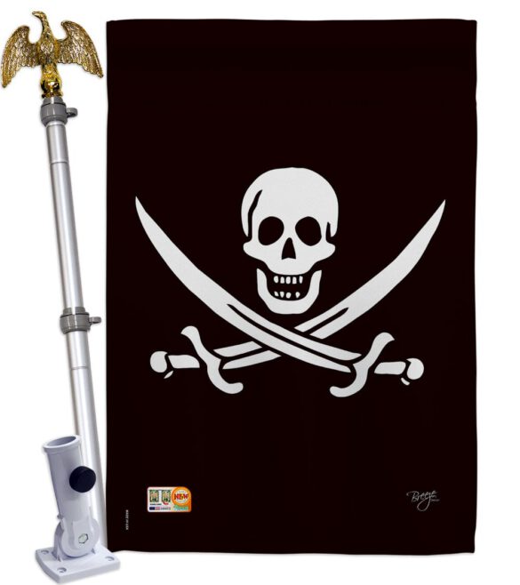 Calico Jack Rackham - Pirate Coastal Vertical Impressions Decorative Flags HG107031 Made In USA - Image 13