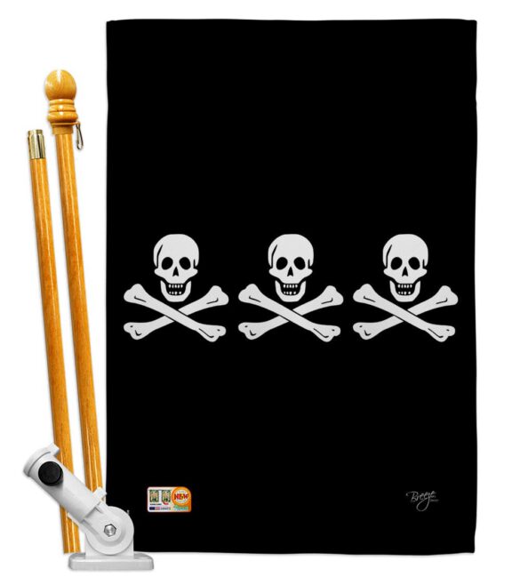 Christopher Condent's - Pirate Coastal Vertical Impressions Decorative Flags HG107033 Made In USA - Image 5