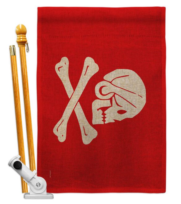 Henry Every Red - Pirate Coastal Impressions Decorative Flags HG141093 Made In USA - Image 20