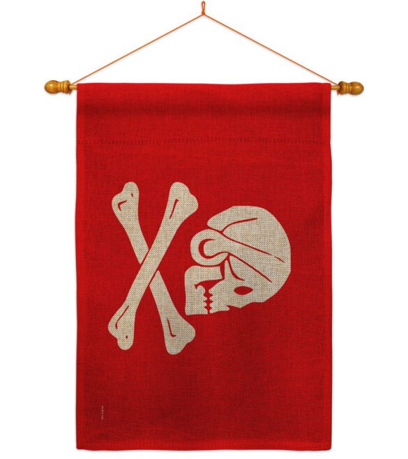 Henry Every Red - Pirate Coastal Impressions Decorative Flags HG141093 Made In USA - Image 22