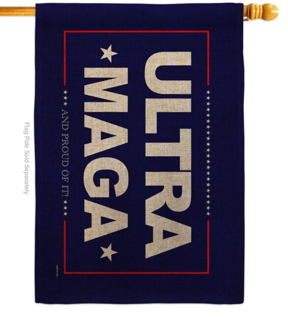 Blue Ultra Maga - Patriotic Americana Horizontal Impressions Decorative Flags HG170274 Made In USA - Image 23