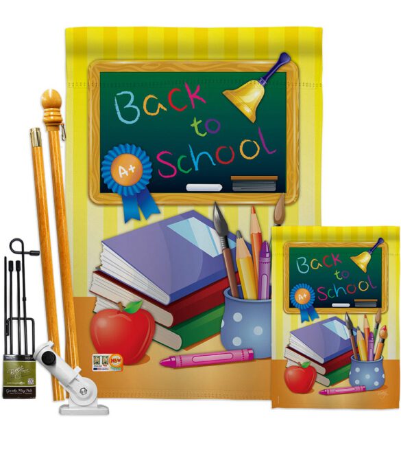 Back to School - School & Education Special Occasion Vertical Impressions Decorative Flags HG115074 Imported - Image 7