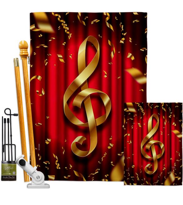 Clef - School & Education Special Occasion Vertical Impressions Decorative Flags HG115244 Made In USA - Image 6
