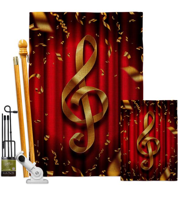Clef - School & Education Special Occasion Vertical Impressions Decorative Flags HG115244 Made In USA - Image 16