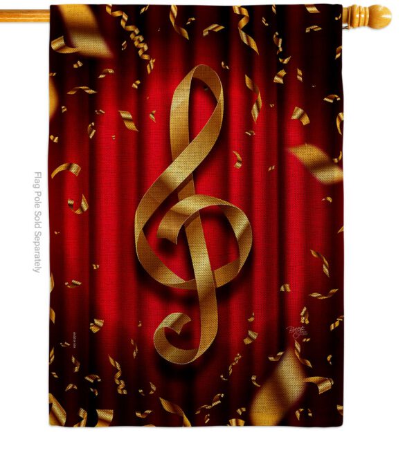 Clef - School & Education Special Occasion Vertical Impressions Decorative Flags HG115244 Made In USA - Image 12