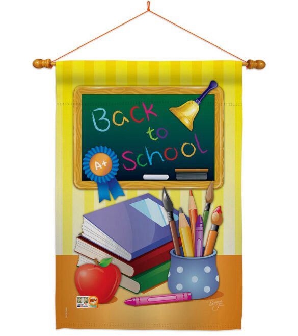 Back to School - School & Education Special Occasion Vertical Impressions Decorative Flags HG115074 Imported - Image 15
