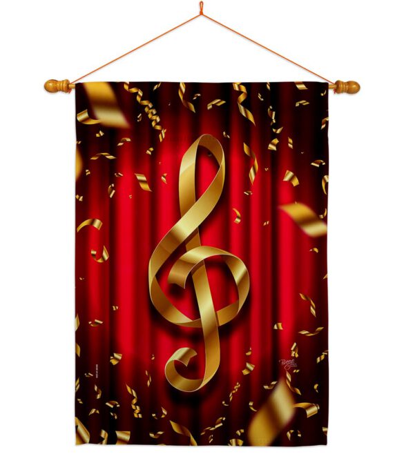 Clef - School & Education Special Occasion Vertical Impressions Decorative Flags HG115244 Made In USA - Image 10
