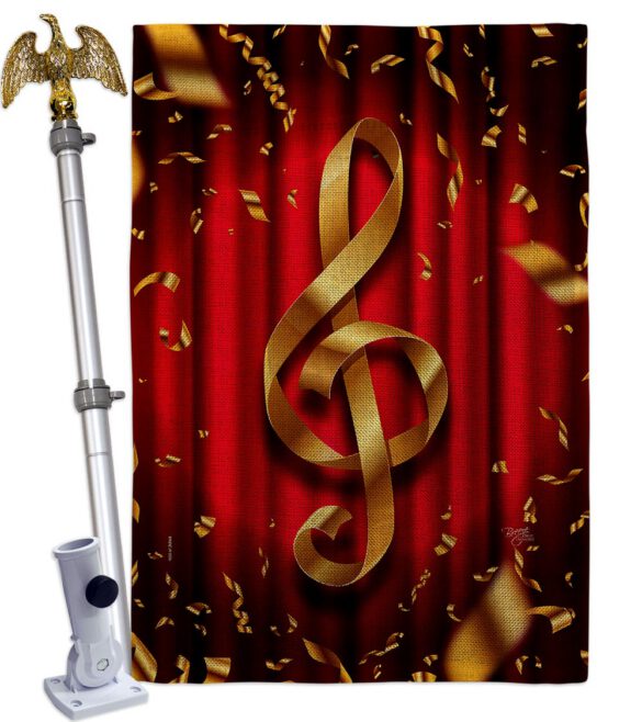 Clef - School & Education Special Occasion Vertical Impressions Decorative Flags HG115244 Made In USA - Image 19