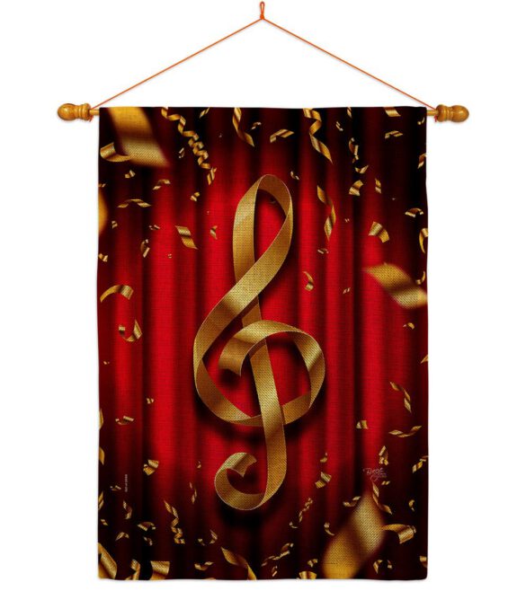 Clef - School & Education Special Occasion Vertical Impressions Decorative Flags HG115244 Made In USA - Image 20
