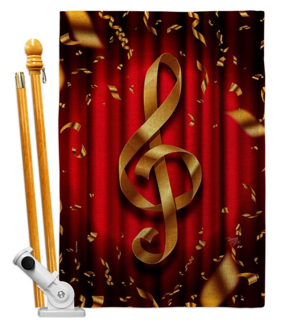 Clef - School & Education Special Occasion Vertical Impressions Decorative Flags HG115244 Made In USA - Image 15