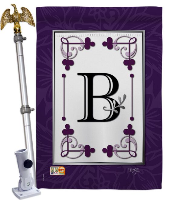 Classic B Initial - Simply Beauty Interests Vertical Impressions Decorative Flags HG130002 Made In USA - Image 13