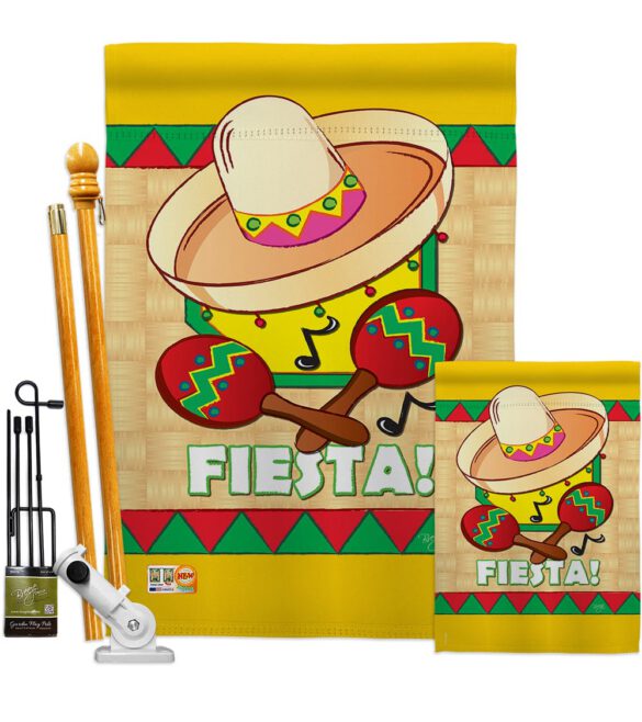 Fiesta - Southwest Country & Primitive Vertical Impressions Decorative Flags HG115026 Made In USA - Image 6