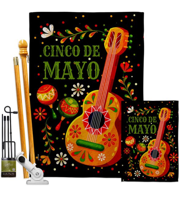 Celebrate Cinco De Mayo - Southwest Country & Primitive Vertical Impressions Decorative Flags HG115224 Made In USA - Image 6