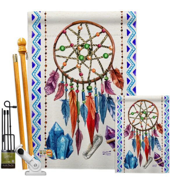 Dreamcatcher - Southwest Country & Primitive Vertical Impressions Decorative Flags HG137010 Made In USA - Image 6