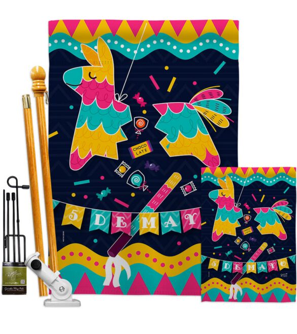 5th De Mayo - Southwest Country & Primitive Vertical Impressions Decorative Flags HG137387 Made In USA - Image 7