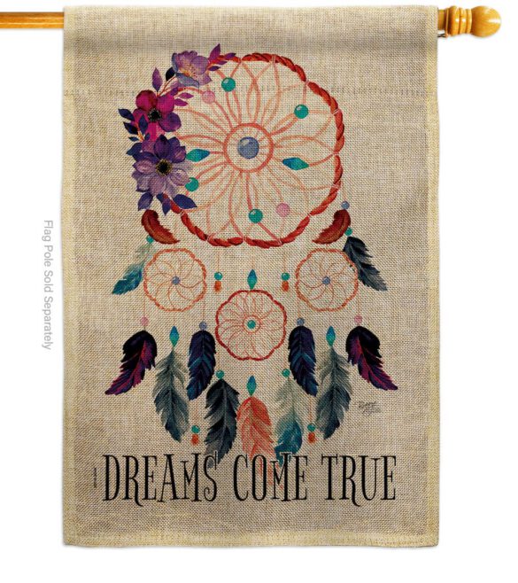 Dream Come True - Southwest Country & Primitive Vertical Impressions Decorative Flags HG115254 Made In USA - Image 12