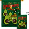 Avocado Fiesta - Southwest Country & Primitive Vertical Impressions Decorative Flags HG115234 Made In USA