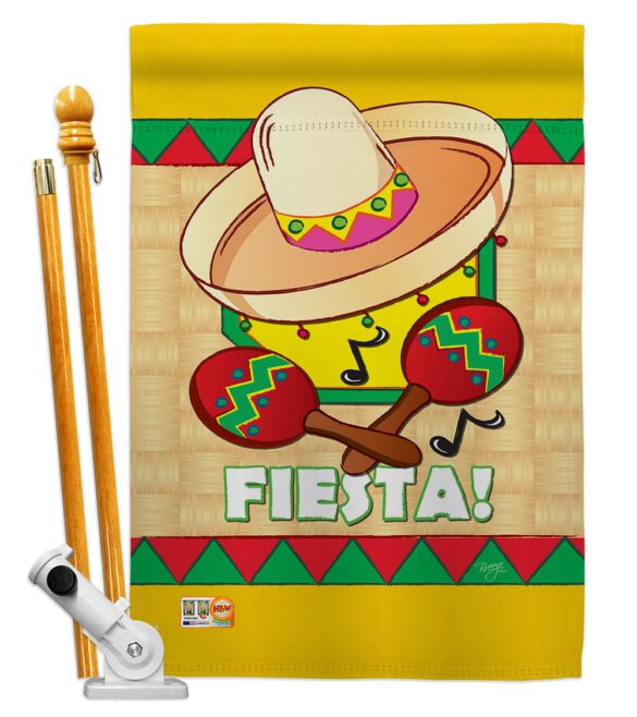 Fiesta - Southwest Country & Primitive Vertical Impressions Decorative Flags HG115026 Made In USA - Image 5