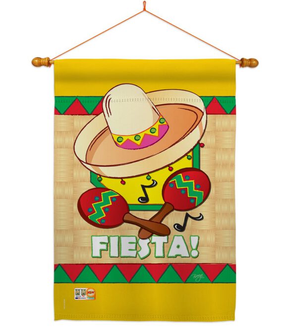 Fiesta - Southwest Country & Primitive Vertical Impressions Decorative Flags HG115026 Made In USA - Image 14