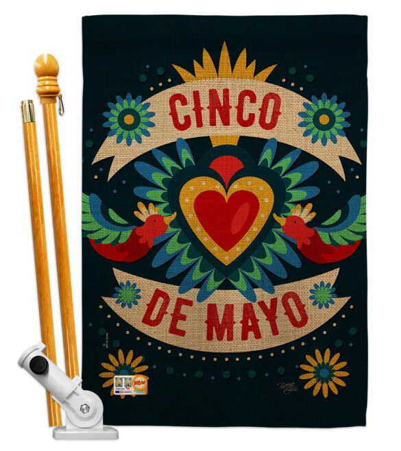 Cambaya Cinco De Mayo - Southwest Country & Primitive Vertical Impressions Decorative Flags HG115158 Made In USA - Image 5