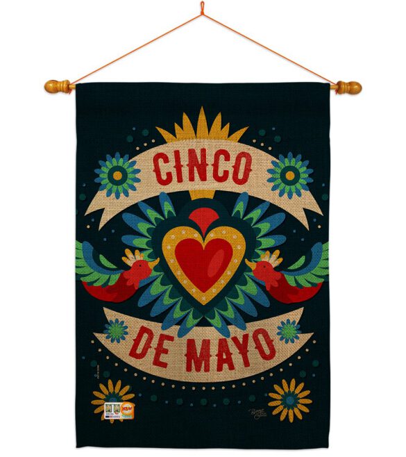 Cambaya Cinco De Mayo - Southwest Country & Primitive Vertical Impressions Decorative Flags HG115158 Made In USA - Image 10