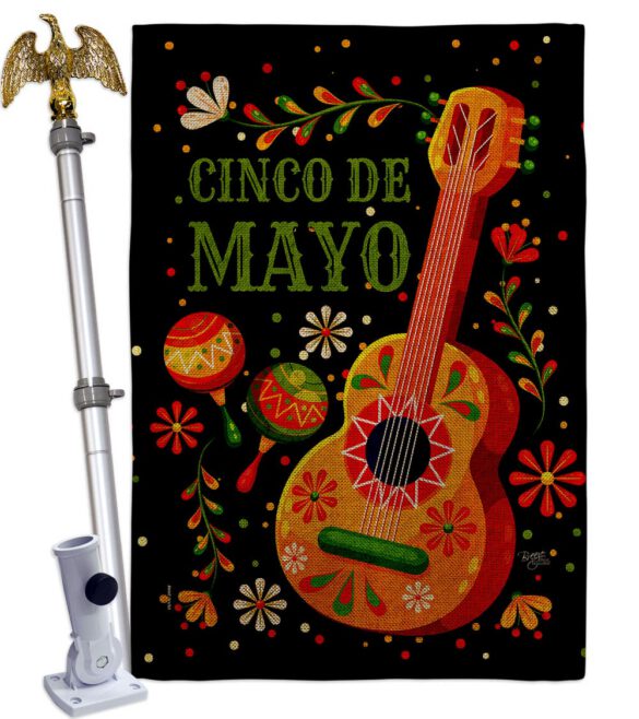 Celebrate Cinco De Mayo - Southwest Country & Primitive Vertical Impressions Decorative Flags HG115224 Made In USA - Image 19