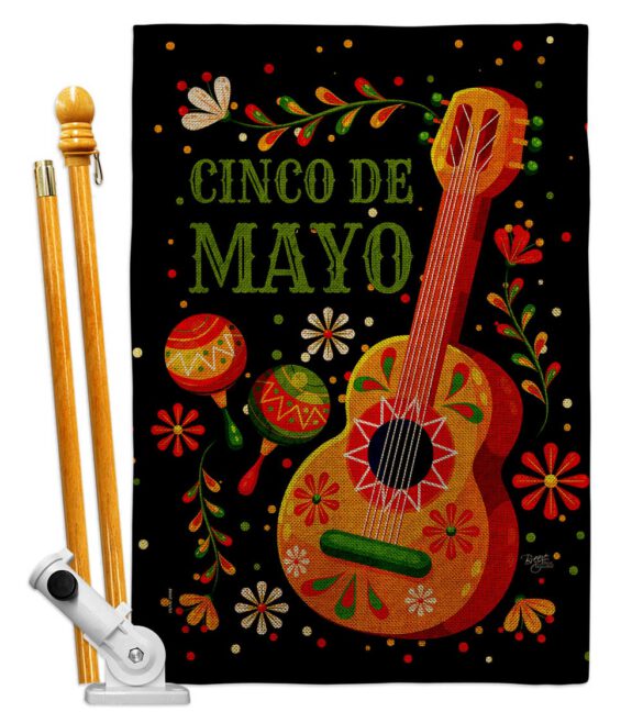 Celebrate Cinco De Mayo - Southwest Country & Primitive Vertical Impressions Decorative Flags HG115224 Made In USA - Image 15