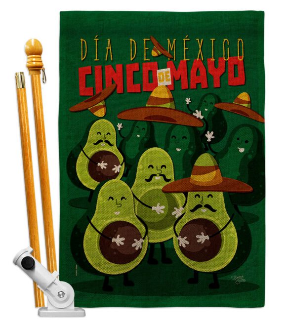 Avocado Fiesta - Southwest Country & Primitive Vertical Impressions Decorative Flags HG115234 Made In USA - Image 16