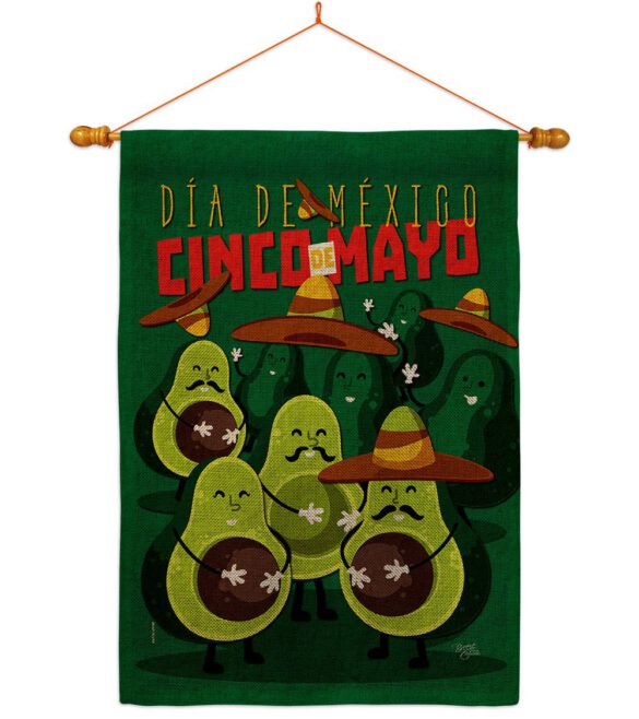 Avocado Fiesta - Southwest Country & Primitive Vertical Impressions Decorative Flags HG115234 Made In USA - Image 21