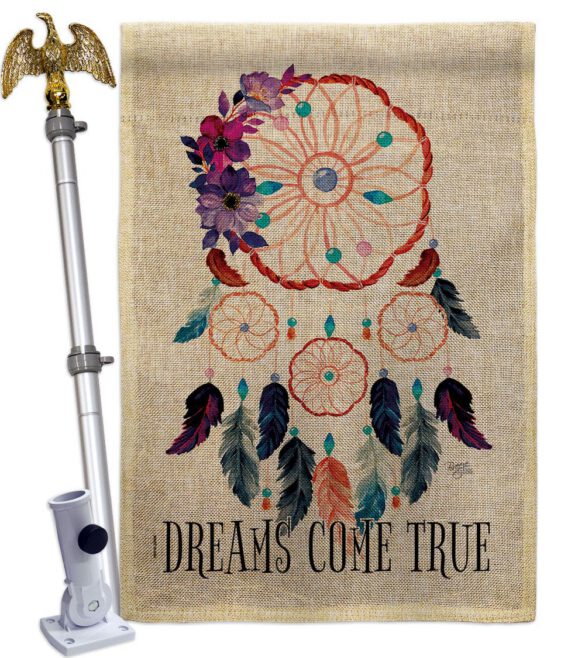 Dream Come True - Southwest Country & Primitive Vertical Impressions Decorative Flags HG115254 Made In USA - Image 19