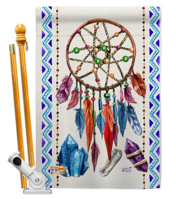 Dreamcatcher - Southwest Country & Primitive Vertical Impressions Decorative Flags HG137010 Made In USA - Image 5