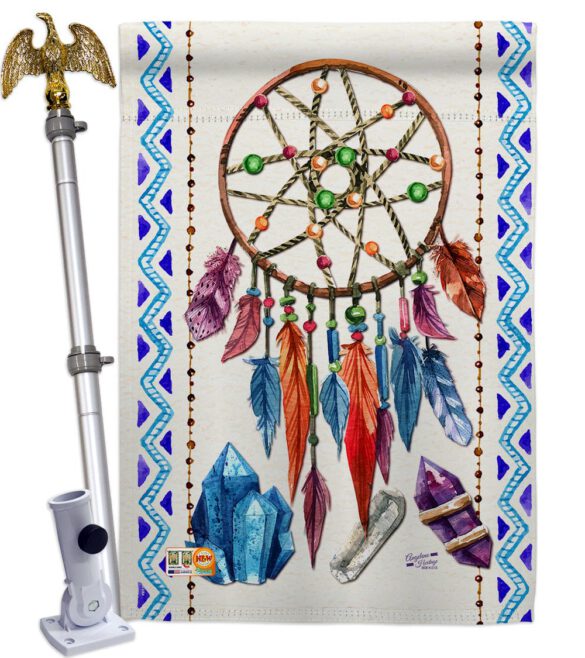 Dreamcatcher - Southwest Country & Primitive Vertical Impressions Decorative Flags HG137010 Made In USA - Image 13