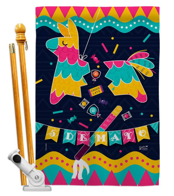 5th De Mayo - Southwest Country & Primitive Vertical Impressions Decorative Flags HG137387 Made In USA - Image 6
