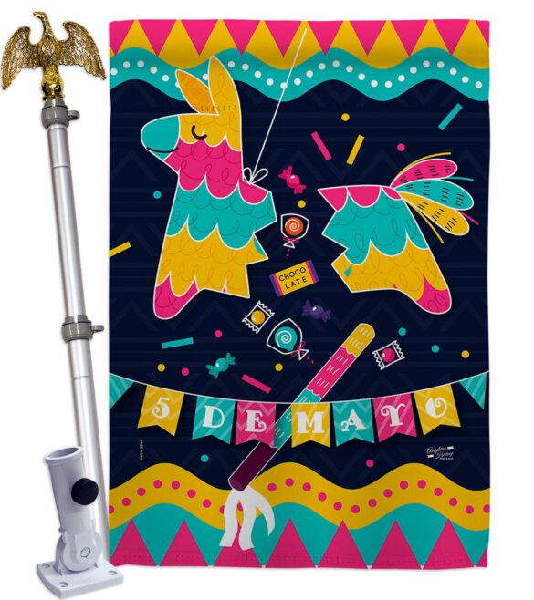 5th De Mayo - Southwest Country & Primitive Vertical Impressions Decorative Flags HG137387 Made In USA - Image 10