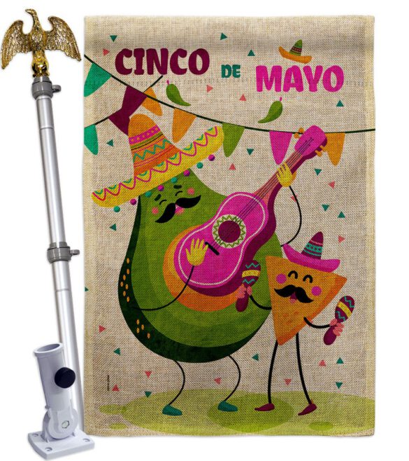 Guacamole Fiesta - Southwest Country & Primitive Vertical Impressions Decorative Flags HG137460 Made In USA - Image 19