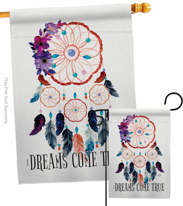 Dream Come True - Southwest Country & Primitive Vertical Impressions Decorative Flags HG115254 Made In USA - Image 3