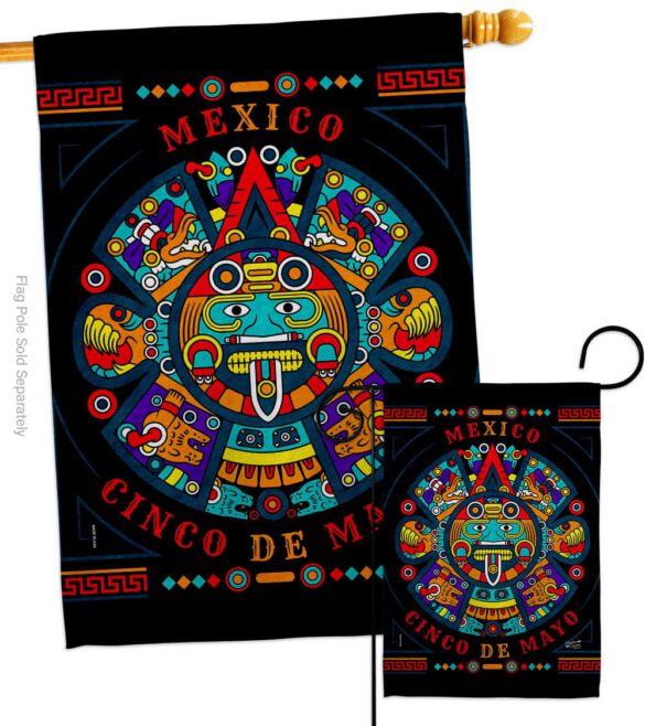 Feliz Cinco De Mayo - Southwest Country & Primitive Vertical Impressions Decorative Flags HG137463 Made In USA - Image 3
