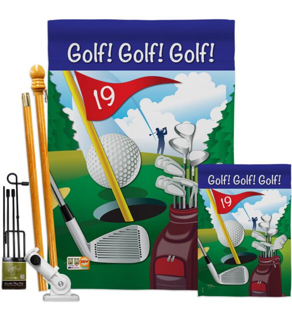 Golf!, Golf!, Golf! - Sports Interests Vertical Impressions Decorative Flags HG109043 Made In USA - Image 6