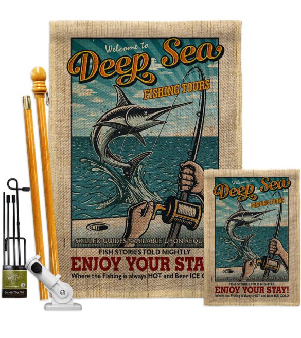 Fishing Tours - Sports Interests Vertical Impressions Decorative Flags HG109077 Made In USA - Image 16