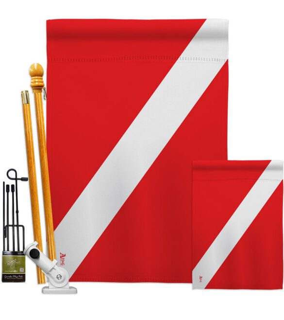 Divers Flag - Sports Interests Vertical Impressions Decorative Flags HG140930 Made In USA - Image 6